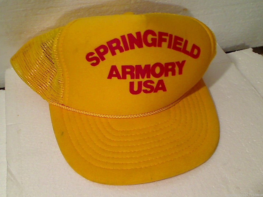 Vintage (70's ?) Springfield Armory Baseball Cap Like New One Size Fits All-img-0