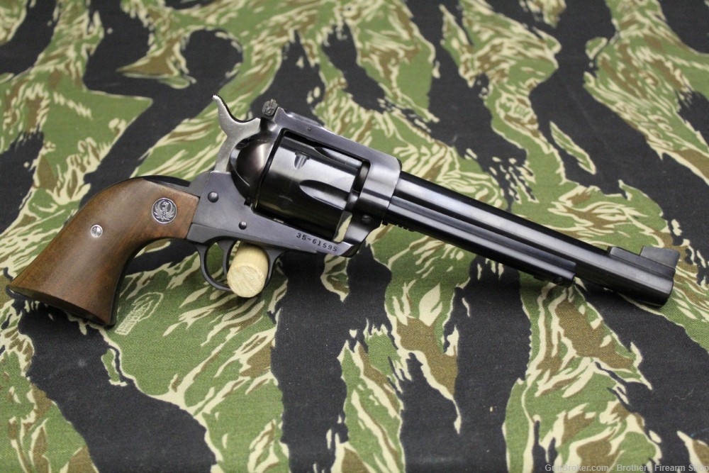 Ruger New Blackhawk 6.5" 357 Magnum Blued, Original box and Paperwork-img-0