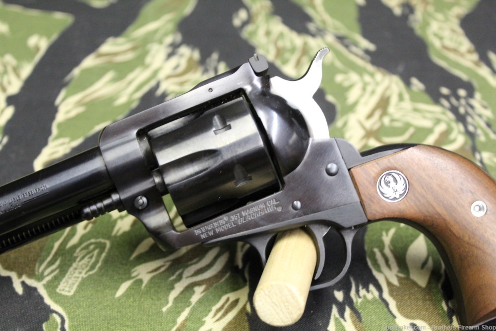 Ruger New Blackhawk 6.5" 357 Magnum Blued, Original box and Paperwork-img-10