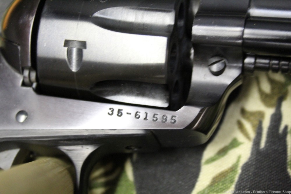 Ruger New Blackhawk 6.5" 357 Magnum Blued, Original box and Paperwork-img-12