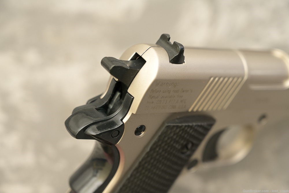 Colt 1911 .177 CO2 pellet pistol; NICKEL FINISH made in Germany-img-16