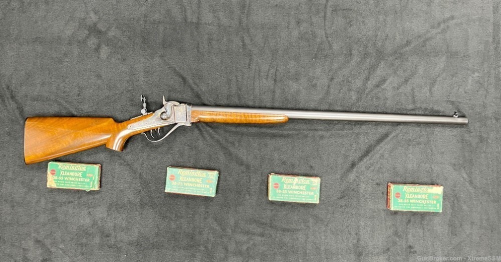 Rare Custom 74 Sharps Rifle 38-55 -img-3