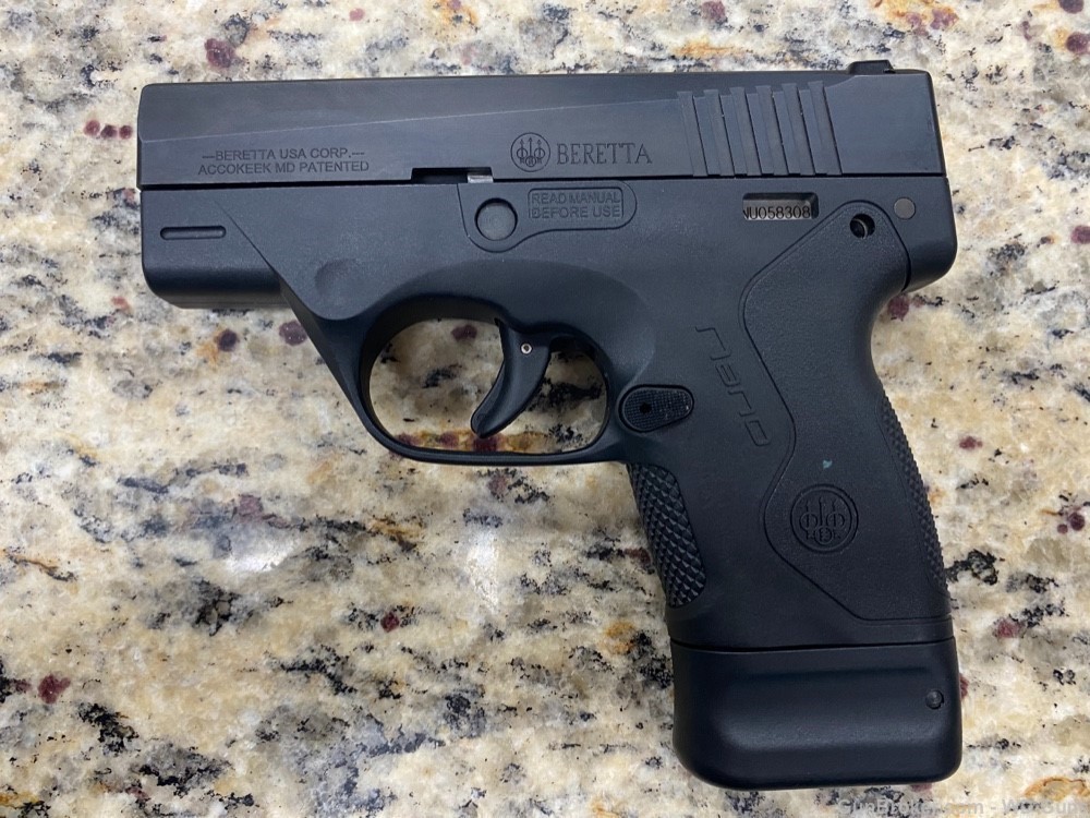USED Beretta Nano 9mm Concealed Carry Semi Auto Pistol-img-1