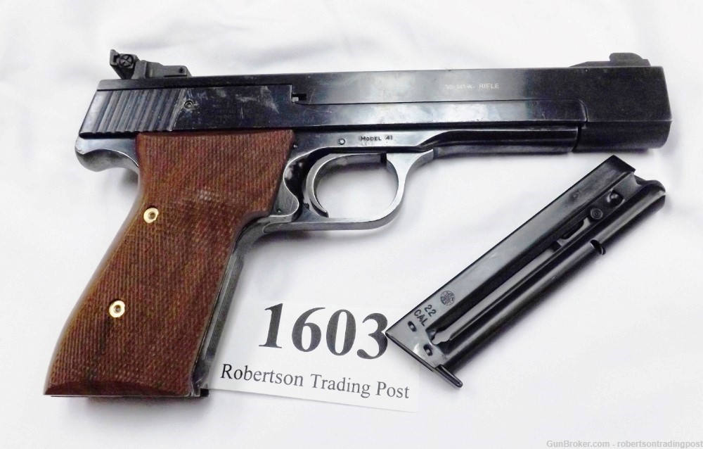 Smith & Wesson .22 LR Model 41 Target Pistol 5 1/2” Blue VG 1979 S&W CA OK-img-14