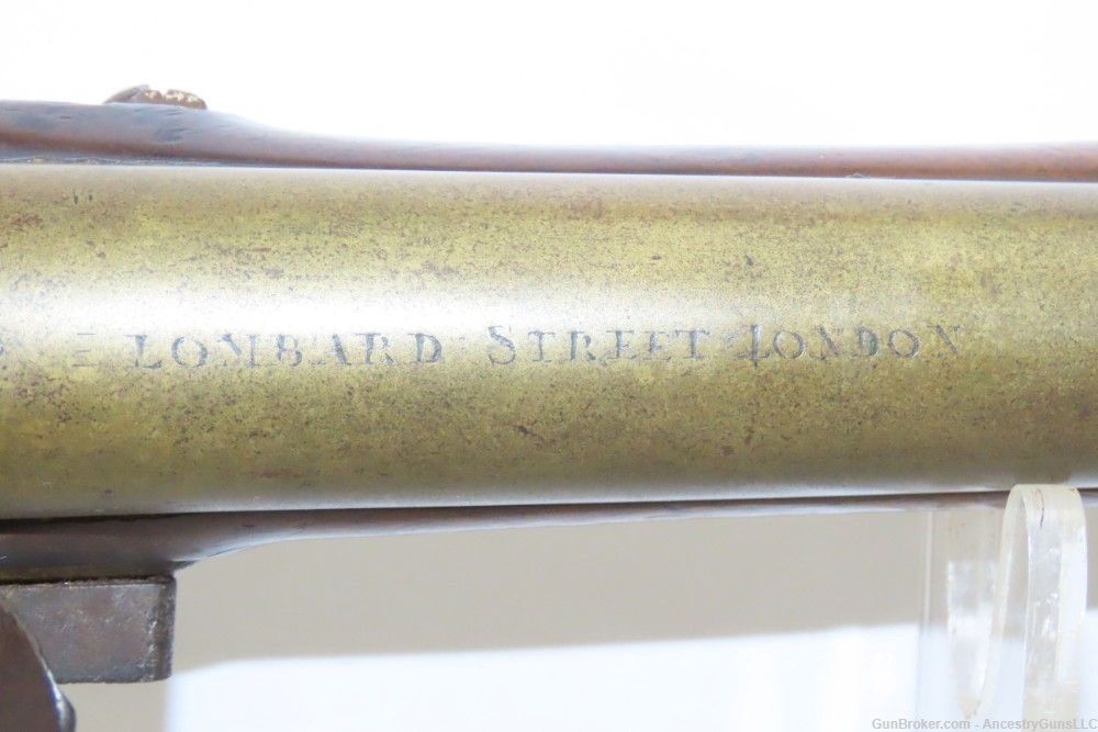 THOMAS GIBSON FLINTLOCK BLUNDERBUSS Brass Barreled LONDON Proofs Antique-img-8