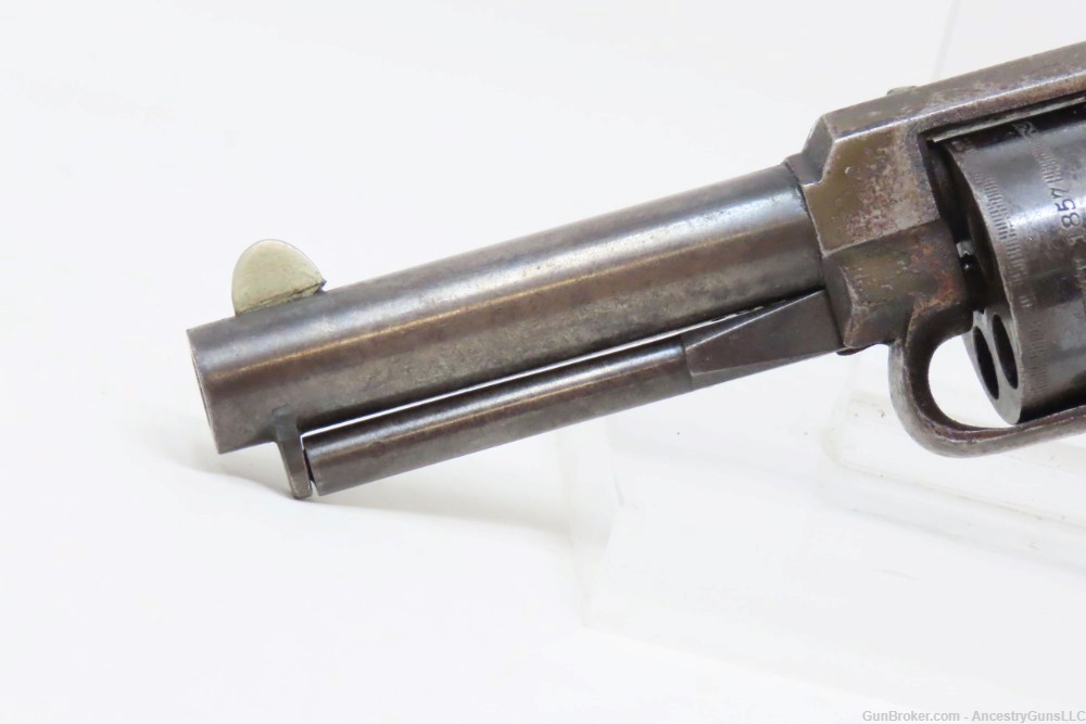 Late 1860s VERY RARE Antique JAMES WARNER .30 RF Cartridge POCKET Revolver -img-16