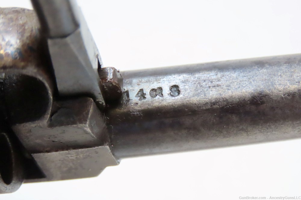 Late 1860s VERY RARE Antique JAMES WARNER .30 RF Cartridge POCKET Revolver -img-9