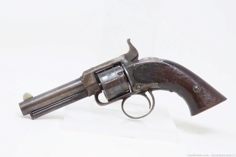 Late 1860s VERY RARE Antique JAMES WARNER .30 RF Cartridge POCKET Revolver -img-13