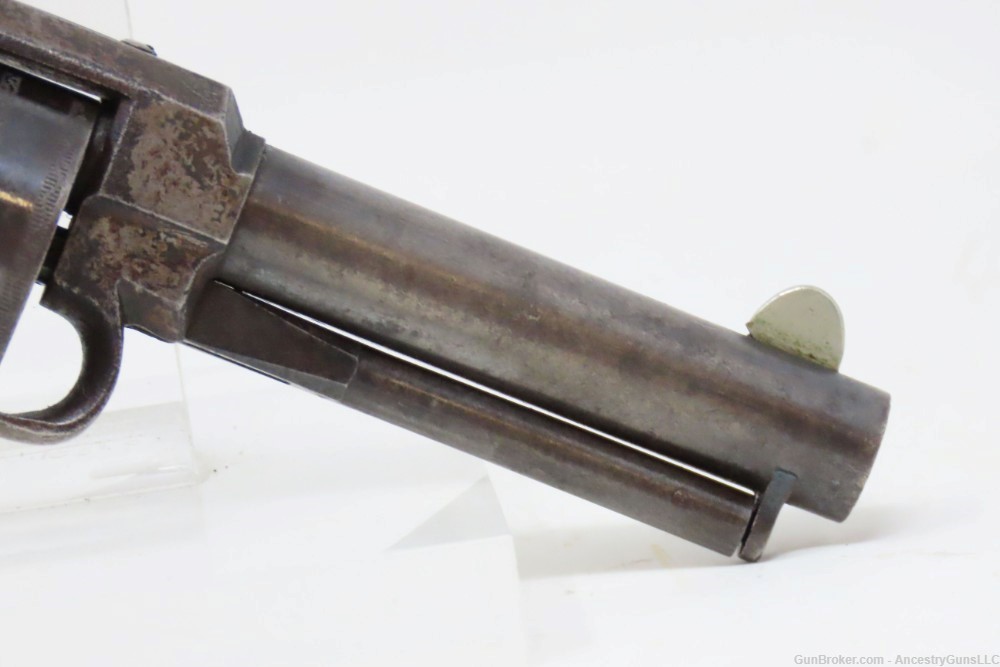 Late 1860s VERY RARE Antique JAMES WARNER .30 RF Cartridge POCKET Revolver -img-4