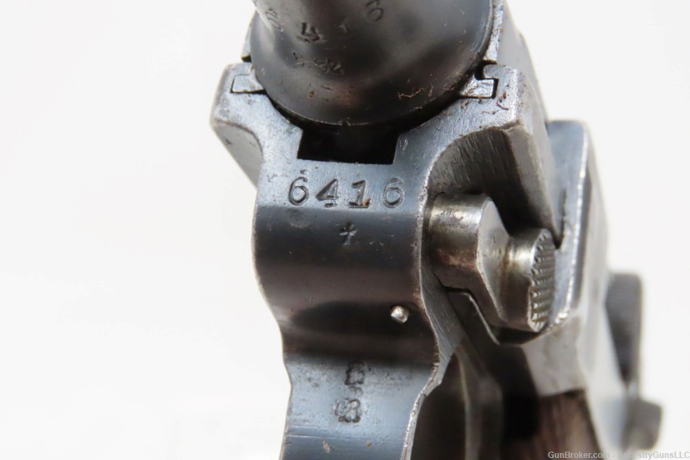 1918/1920 WORLD WAR I ERFURT Luger Double Date 9x19mm GERMAN POLICE-img-21