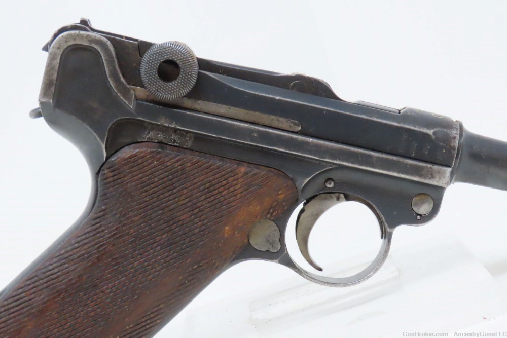 1918/1920 WORLD WAR I ERFURT Luger Double Date 9x19mm GERMAN POLICE-img-27