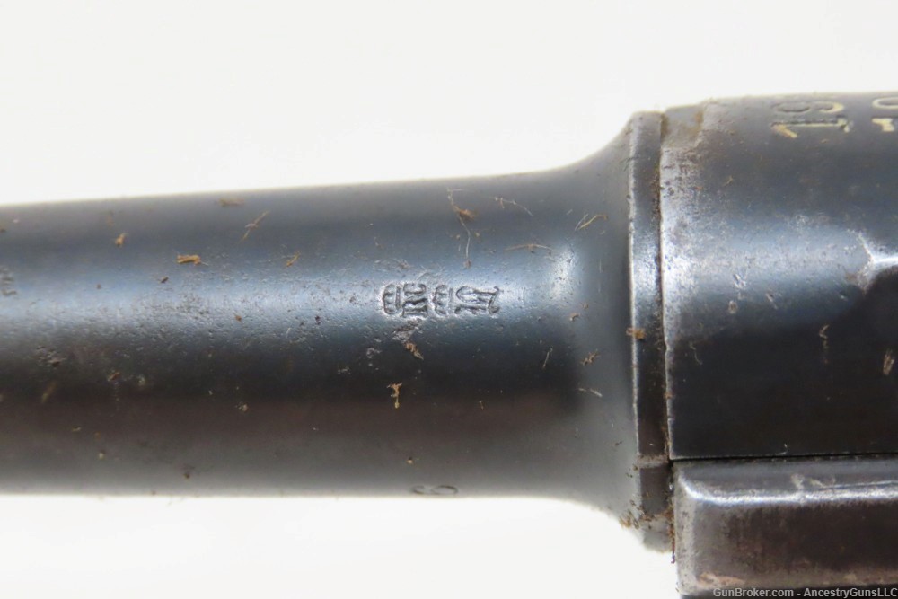 1918/1920 WORLD WAR I ERFURT Luger Double Date 9x19mm GERMAN POLICE-img-9