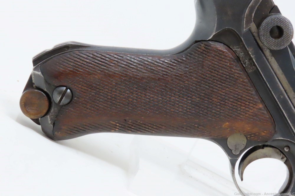 1918/1920 WORLD WAR I ERFURT Luger Double Date 9x19mm GERMAN POLICE-img-26