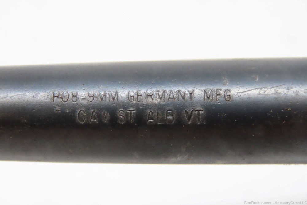 1918/1920 WORLD WAR I ERFURT Luger Double Date 9x19mm GERMAN POLICE-img-23