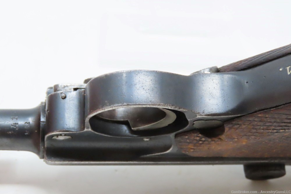 1918/1920 WORLD WAR I ERFURT Luger Double Date 9x19mm GERMAN POLICE-img-19