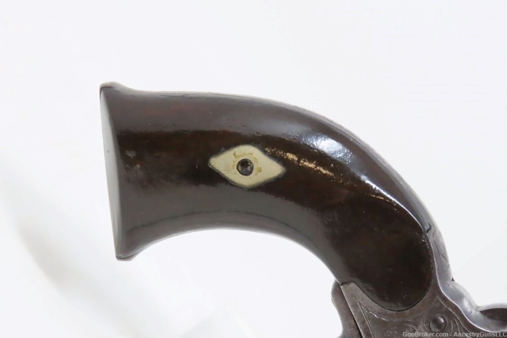 RARE Antique IXL NYC .31 Caliber DOUBLE ACTION Revolver CASED & ENGRAVED   -img-19