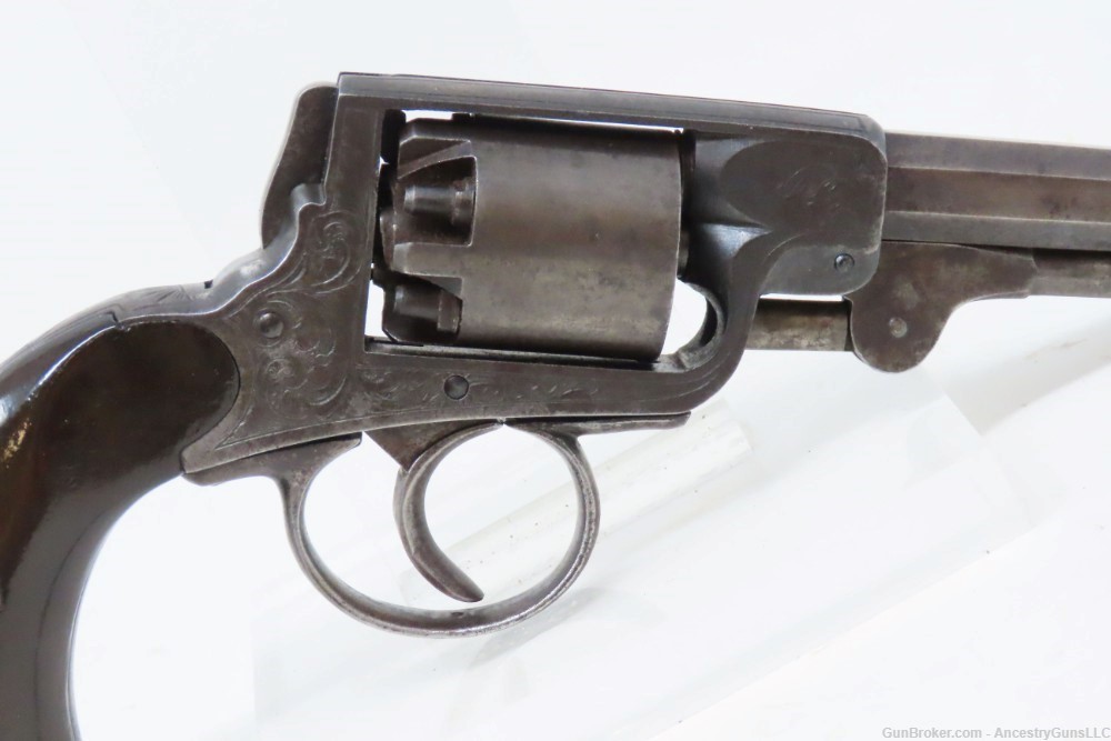 RARE Antique IXL NYC .31 Caliber DOUBLE ACTION Revolver CASED & ENGRAVED   -img-20