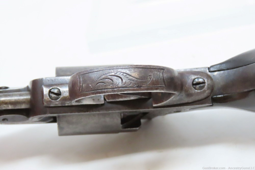 RARE Antique IXL NYC .31 Caliber DOUBLE ACTION Revolver CASED & ENGRAVED   -img-15