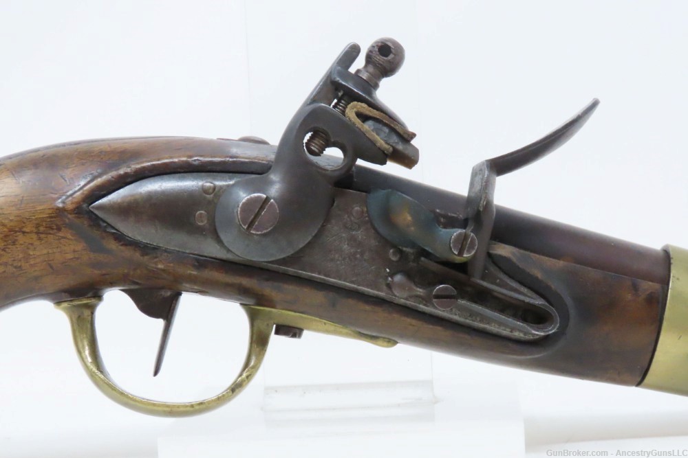 NAPOLEONIC WARS Era French MAUBEUGE Model An XIII Flintlock MILITARY Pistol-img-3