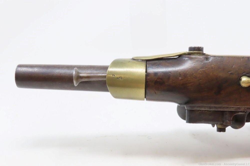 NAPOLEONIC WARS Era French MAUBEUGE Model An XIII Flintlock MILITARY Pistol-img-12