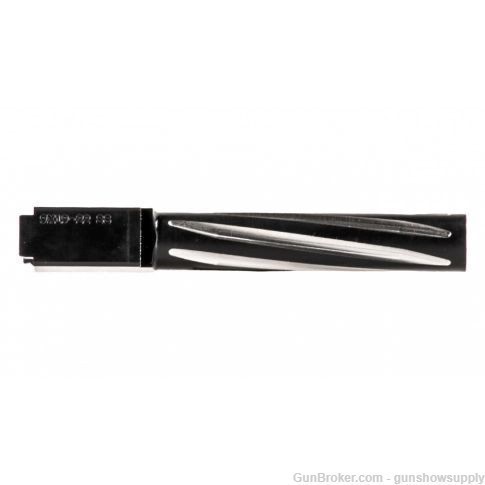 Conversion Barrel for Glock 22: 9mm, 416R SS Black Nitride Bear Claw Fluted-img-0