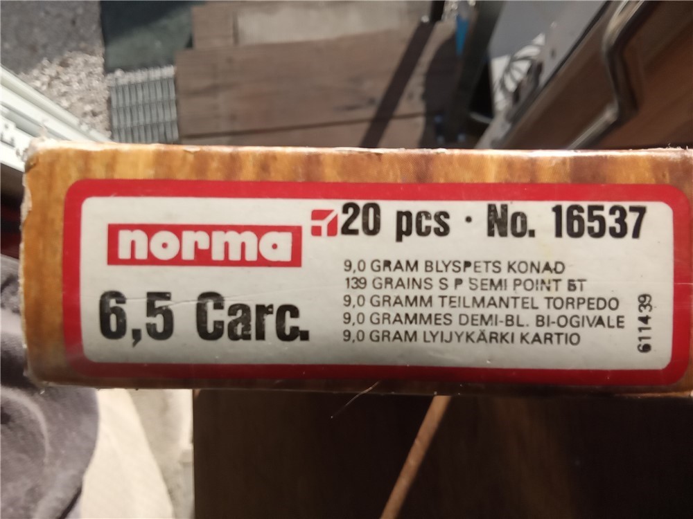 Norma 6.5 Carcano 139 gr. sp ammo-19 rds.-img-2