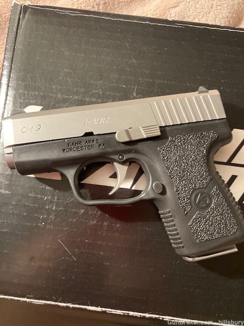 Kahr Arms CM9 9mm Stainless Slide  2 Mags-img-2