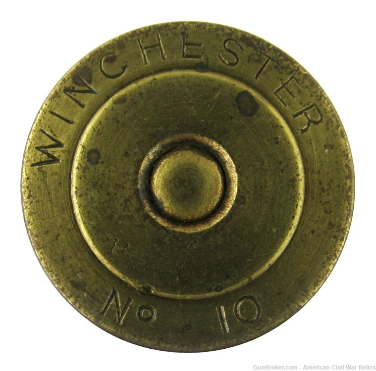 Winchester No. 10 Brass N.P.E. Shotshell Gardner's Patent 1880-img-3