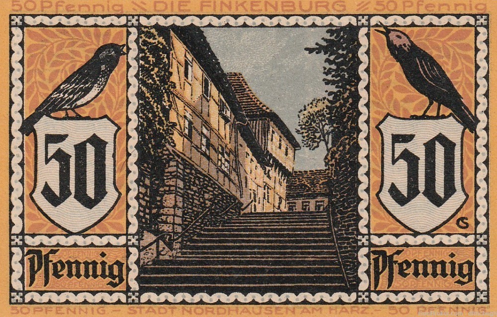 Weimar Germany Notgeld Emergency Currency, 50 Pfennings-img-0