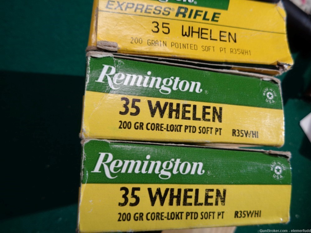 Remington 35 Whelan Core-Lokt-60 Rounds-New 3 boxes-img-1