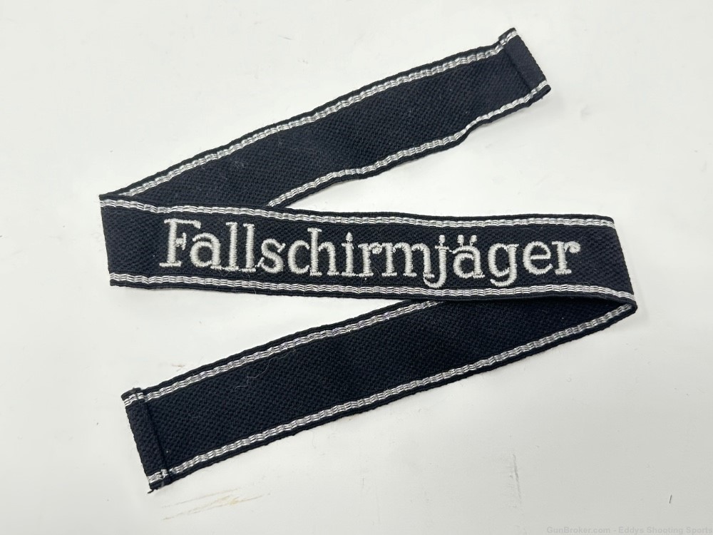 WWII German Cuff Title - Fallschirmjäger -img-0