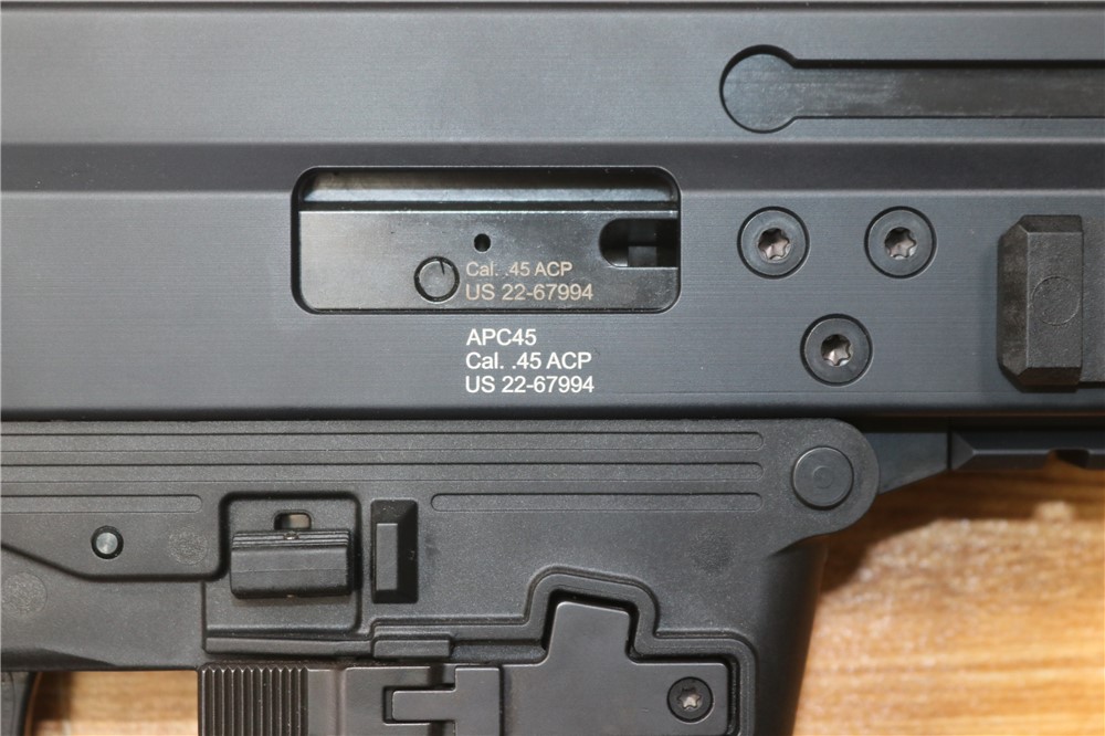 B&T APC45 Pro 45ACP Glock Magazine 7" Three Lug Barrel Black 13 Rounds-img-6