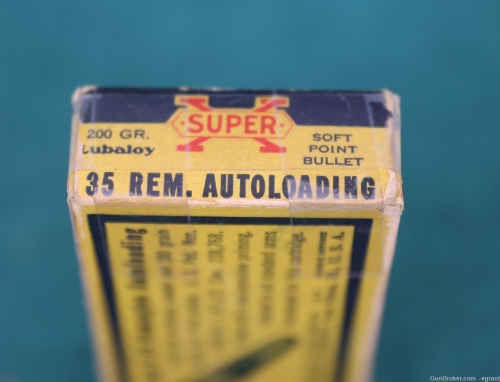 Vintage Western Super X 35 Remington Autoloading Ammo-img-4