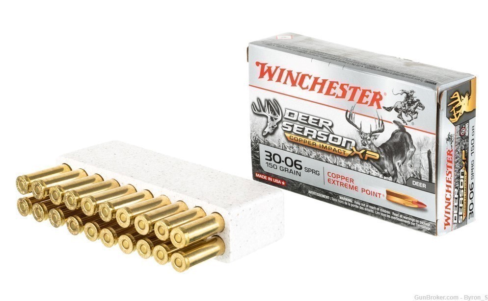 20rds Winchester Deer Season XP™ .30-06 SPRG 150gr BTHP X3006DSLF FAST SHIP-img-3