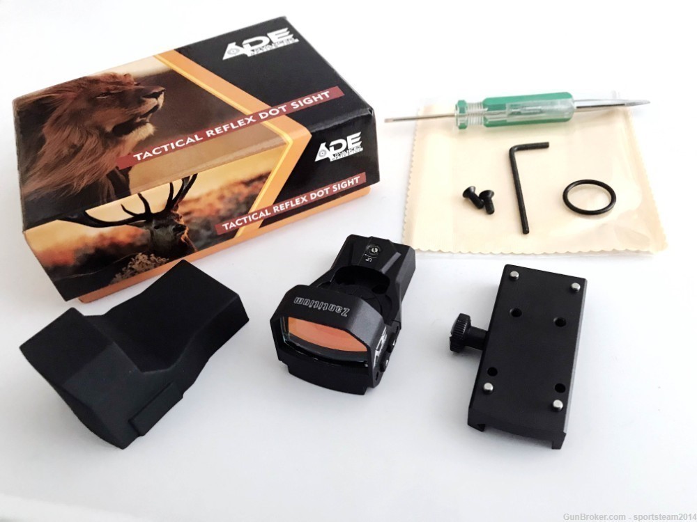 ADE RD3-015 Red Dot+Optic Mount Plate For Taurus PT709,PT740,G3 w/New Sight-img-4