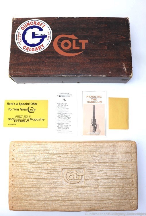 COLT PYTHON .357 MAGNUM FACTORY BOX WITH PAPERS 1980's-img-0