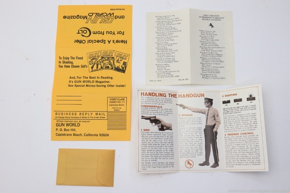 COLT PYTHON .357 MAGNUM FACTORY BOX WITH PAPERS 1980's-img-5