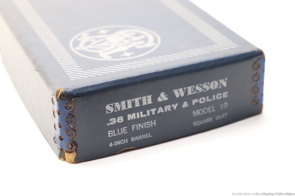 SMITH & WESSON MODEL 10 FACTORY .38 SPECIAL ORIGINAL BOX AND PAPERS -img-2
