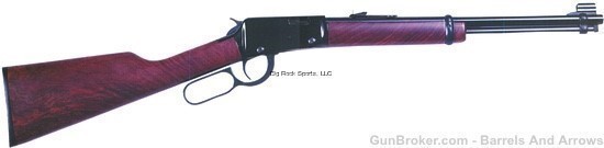 Henry H001 Classic Lever Rifle 22 LR, Ambi, 18.25 in, Blued, Wood Stk, 15+1-img-0