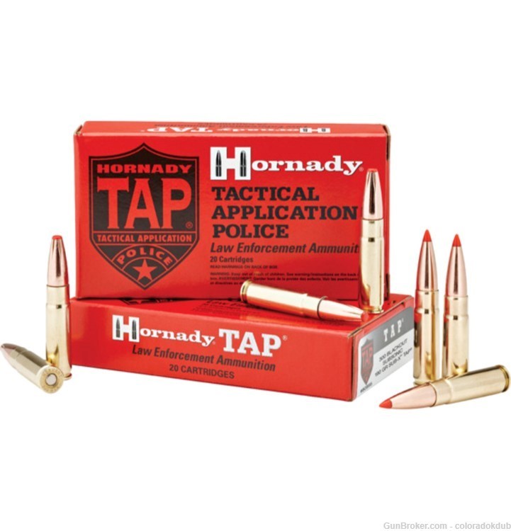Hornady TAP 300 Blackout 110 grain - 100 rounds-img-1
