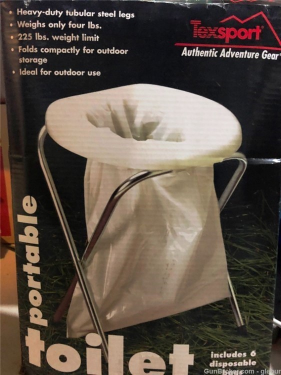  Texsport Portable Folding Toilet for Outdoor -img-0