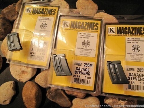 3-Pack US MADE Fits Savage Bolt Action AND Anschutz 6 RD Magazine Mag .22-img-0