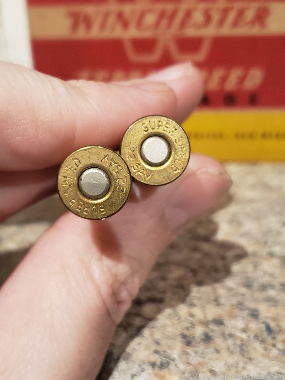 22 savage hi high power ammo ammunition vintage Winchester box 20 rounds-img-1