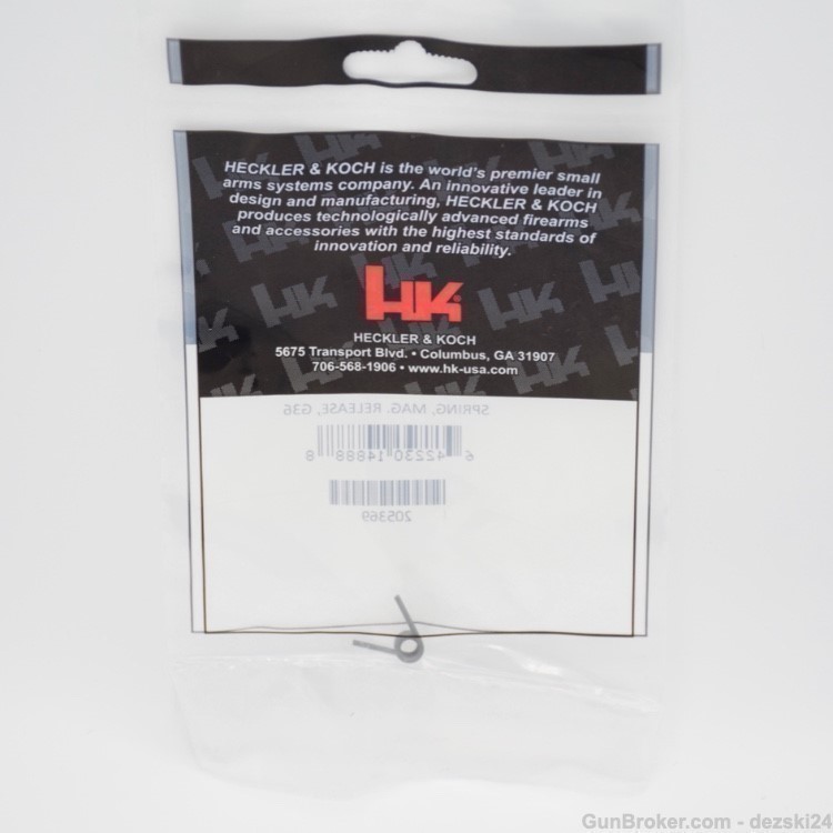 Heckler & Koch HK G36 MAGAZINE RELEASE ELBOW SPRING BRAND NEW G36C G36K G36-img-0