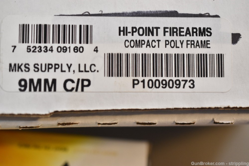 HI POINT MODEL C9 9MM CAL PISTOL WITH 70 RDS OF AMMUNITION BRAND NEW IN BOX-img-7