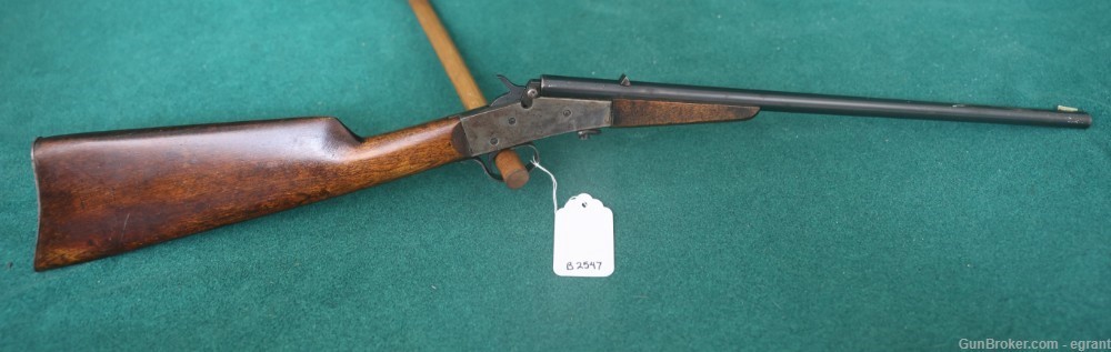 B2547 J Stevens 14 1/2 Little Scout 22 single shot boys rifle case color-img-1
