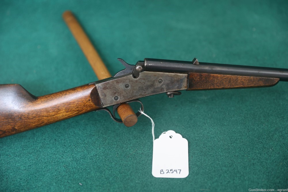 B2547 J Stevens 14 1/2 Little Scout 22 single shot boys rifle case color-img-0