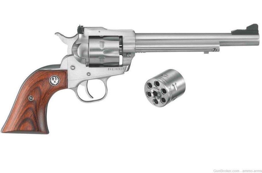 Ruger New Model Single-Six Convertible .22 LR / .22 WRM 6.5" SS 0626-img-1