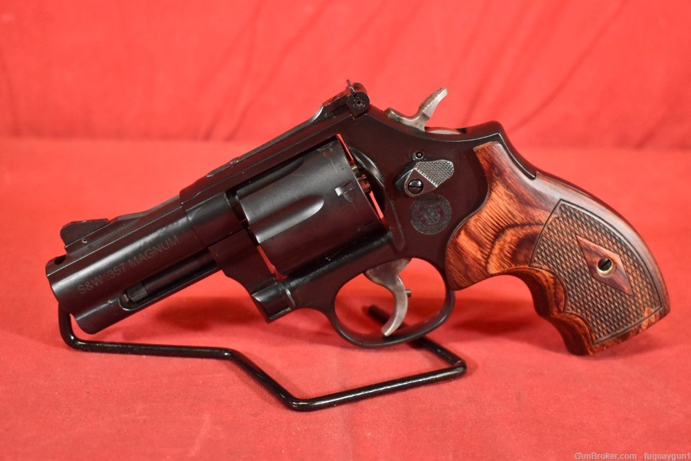 S&W Model 586-7 357 MAG 3" Ported 7rd Rosewood Grips S&W 586-img-2