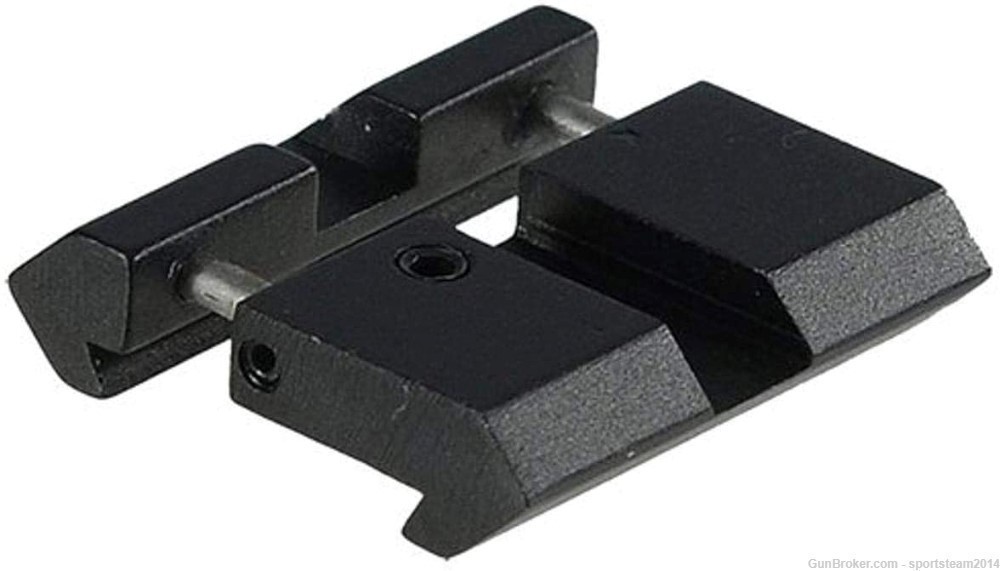 Pack of 2! .22/Airgun Dovetail-Picatinny/Weaver Low Pro Snap-in 11mm-20mm  -img-8